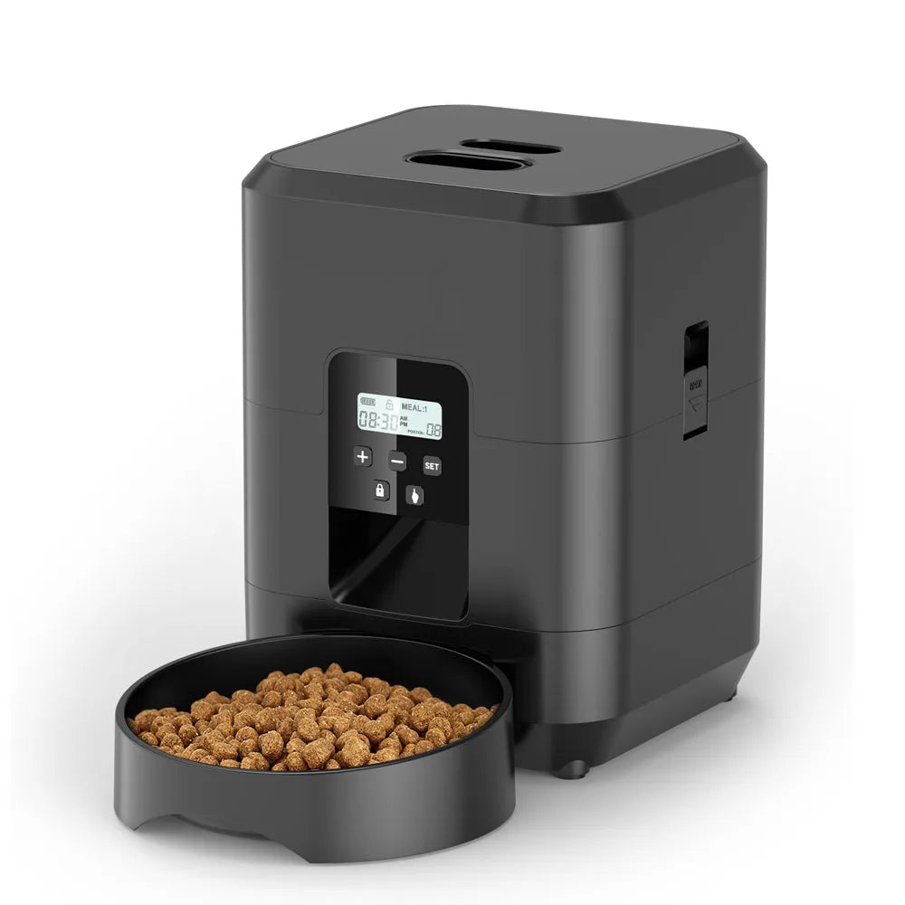 Smart Automatic Pet Feeder - Timed & Quantitative Pet Food Dispenser with Slow Feeding Technology