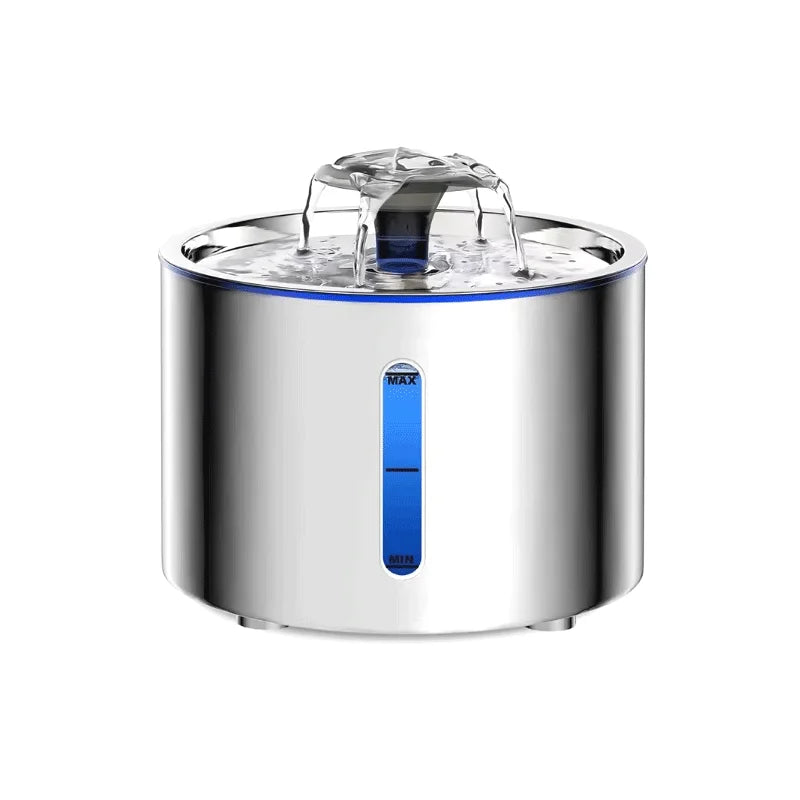 Automatic Pet Water Fountain (Stainless Steel, 2.5L)