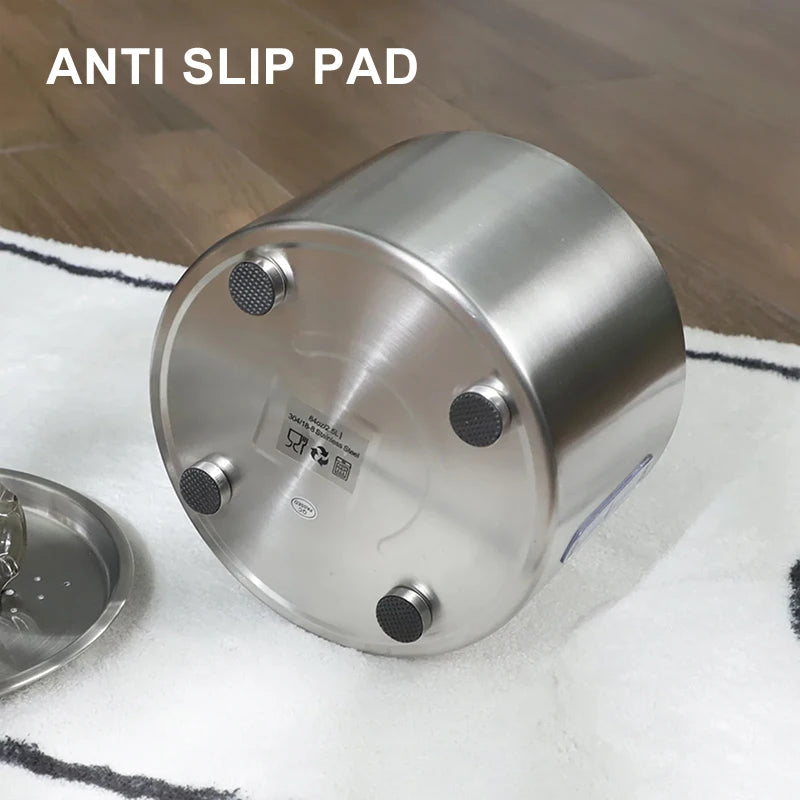 Automatic Pet Water Fountain (Stainless Steel, 2.5L)